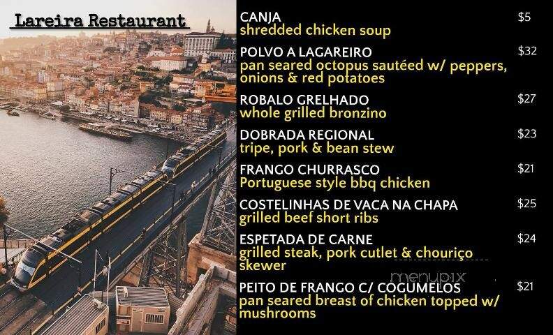 Lareira Restaurant - Mineola, NY menu_pic