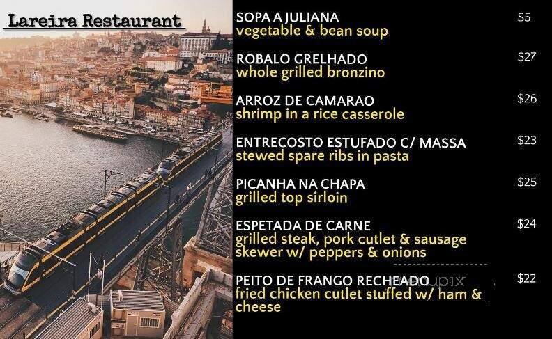 Lareira Restaurant - Mineola, NY menu_pic