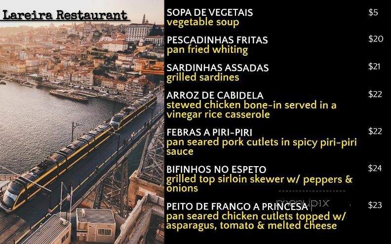 Lareira Restaurant - Mineola, NY menu_pic