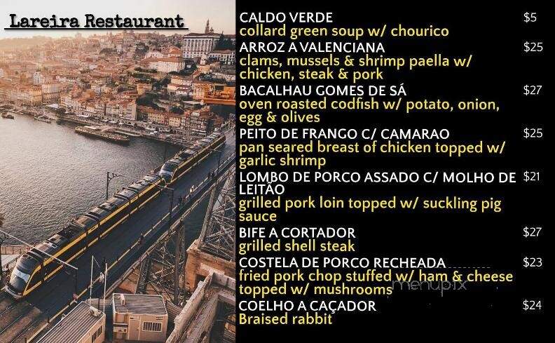 Lareira Restaurant - Mineola, NY menu_pic
