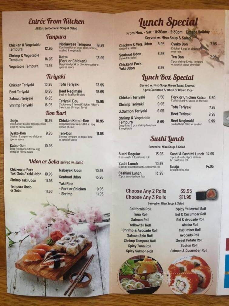 New Ichiban - Poughkeepsie, NY menu_pic