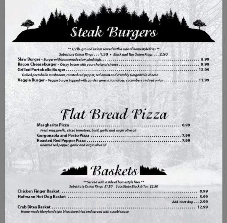 Timberview Lodge - Turin, NY menu_pic