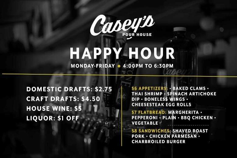 Casey's Ale House - Berwyn, PA menu_pic