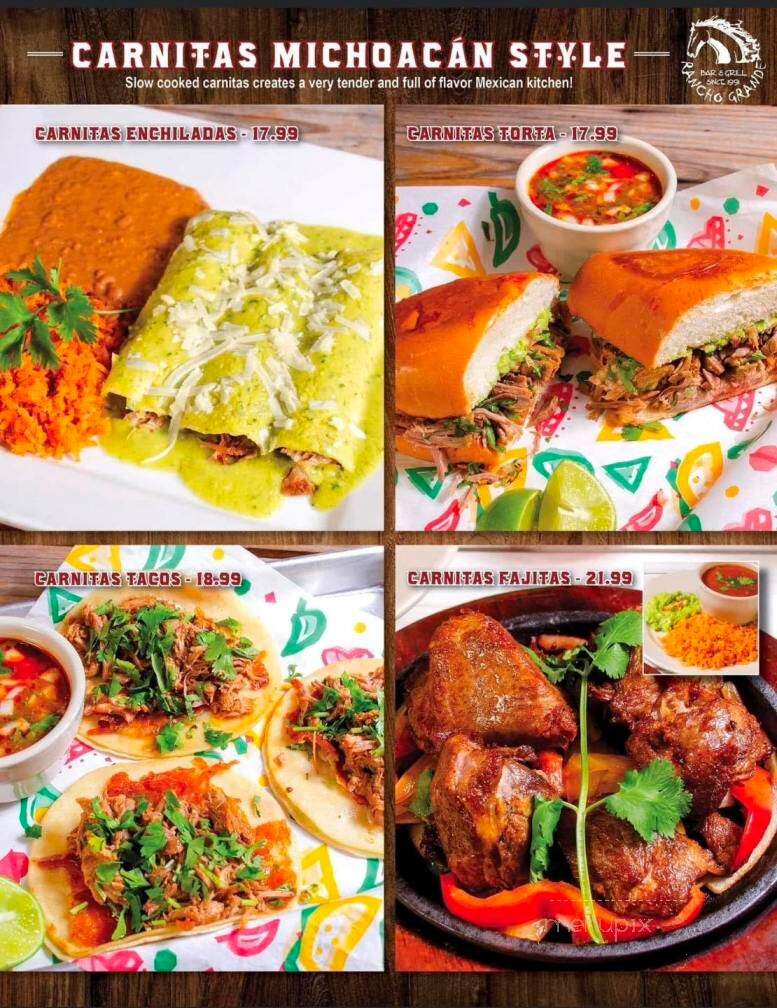 Rancho Grande Mexican Restaurant - Tomball, TX menu_pic