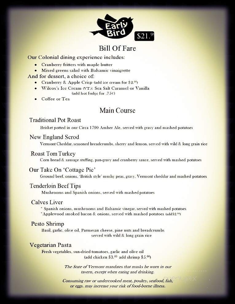 Ye Olde Tavern - Manchester Center, VT