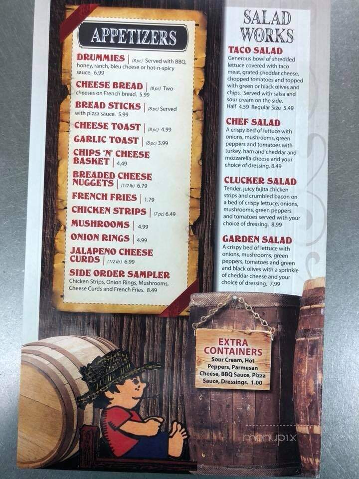 Pizza Corral - Holmen, WI menu_pic