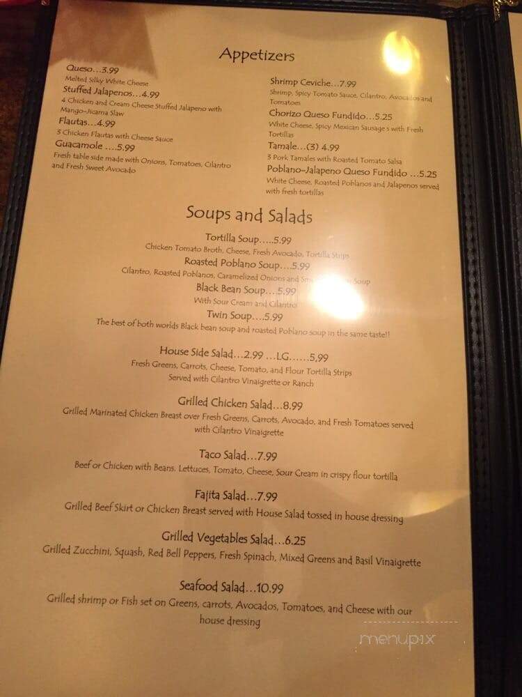 El Zarape - Fort Smith, AR menu_pic