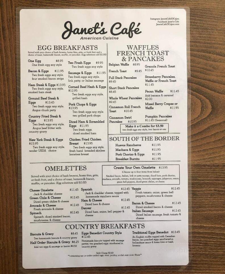 Janet's Cafe - El Cajon, CA