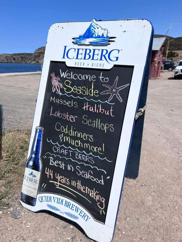 Seaside Restaurant - Newfoundland and Labrador, NL menu_pic
