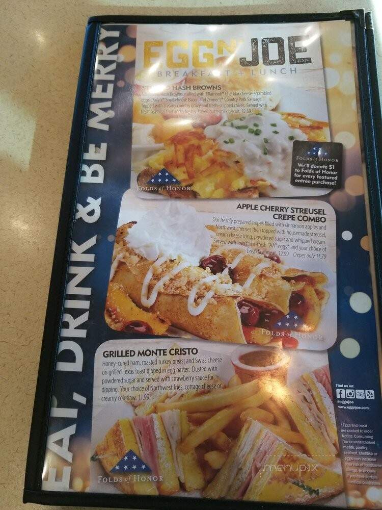 Egg N' Joe - Scottsdale, AZ menu_pic