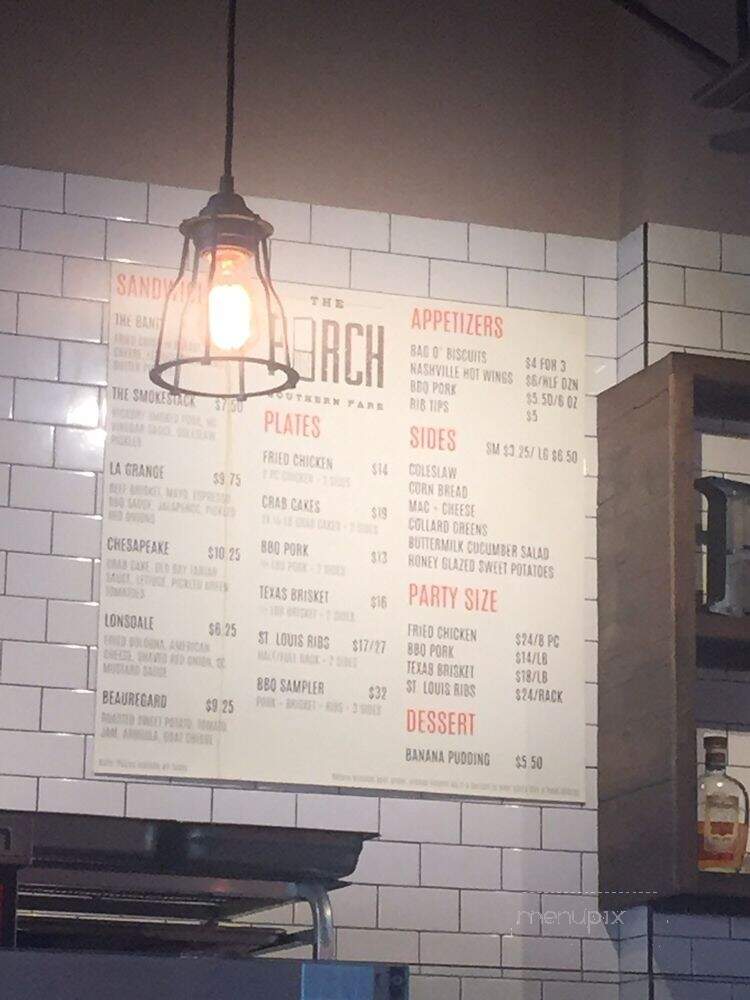 The Porch - Wakefield, MA menu_pic
