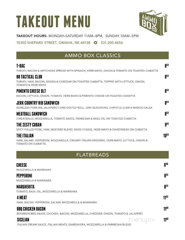 Ammo Box Cafe - Omaha, NE