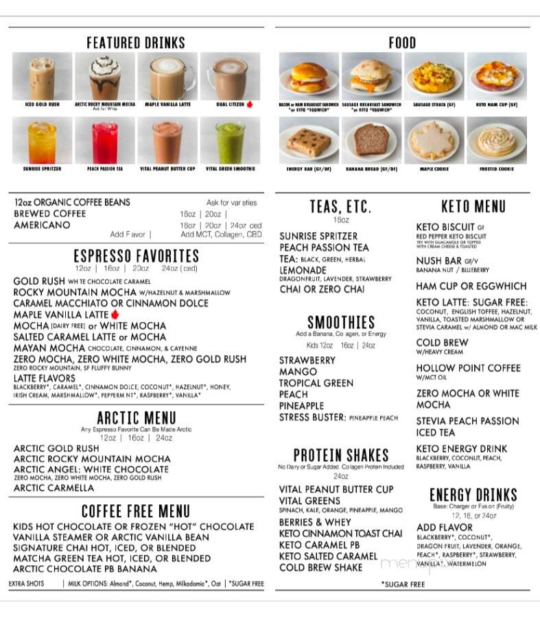 Red Leaf Organic Coffee - Longview, WA menu_pic