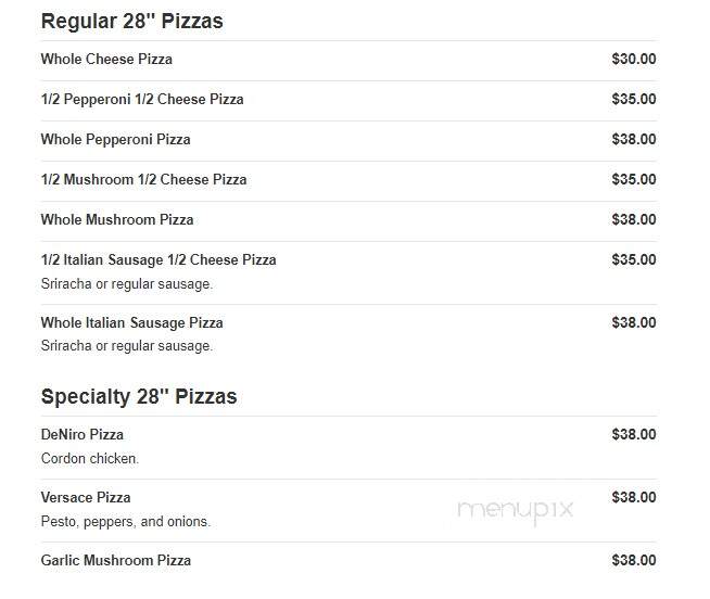 Benny Meleto's - Winchester, VA menu_pic