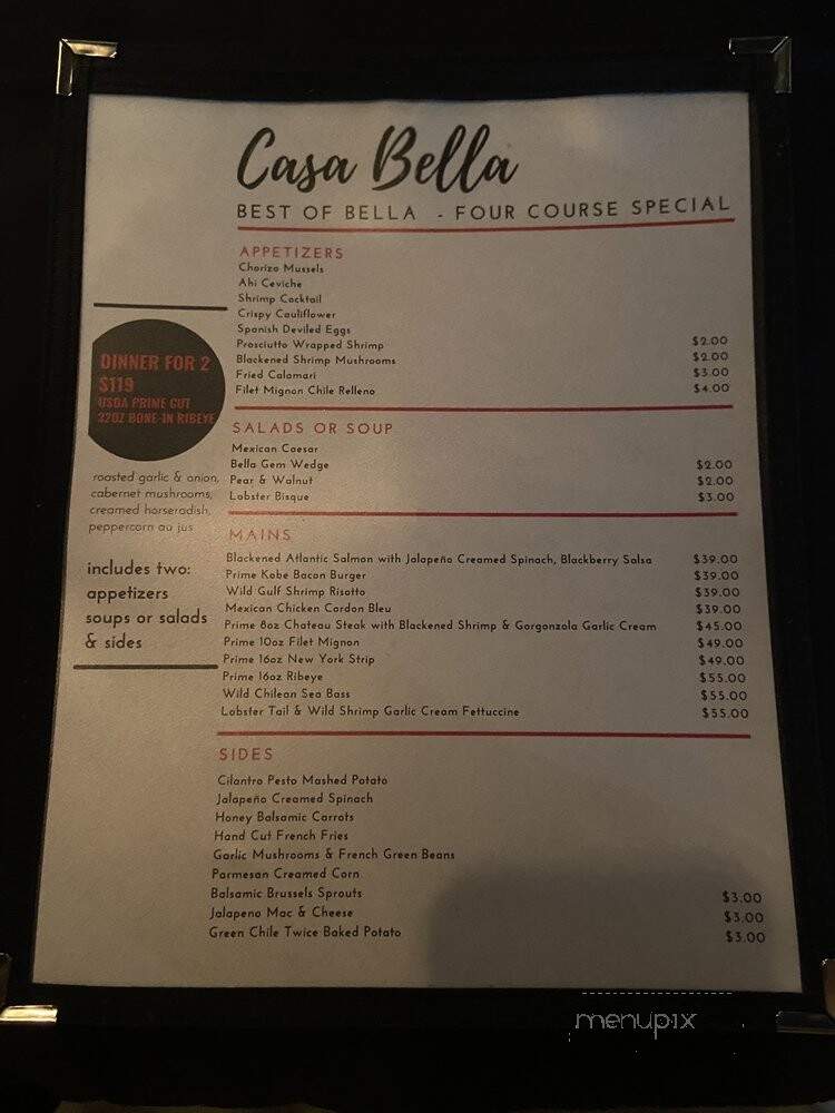 Casa Bella Prime Steak & Seafood - Ventura, CA