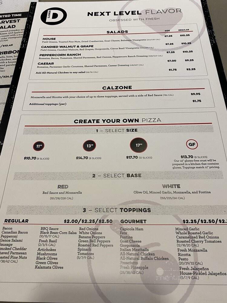 Dewey's Pizza - O'Fallon, IL menu_pic