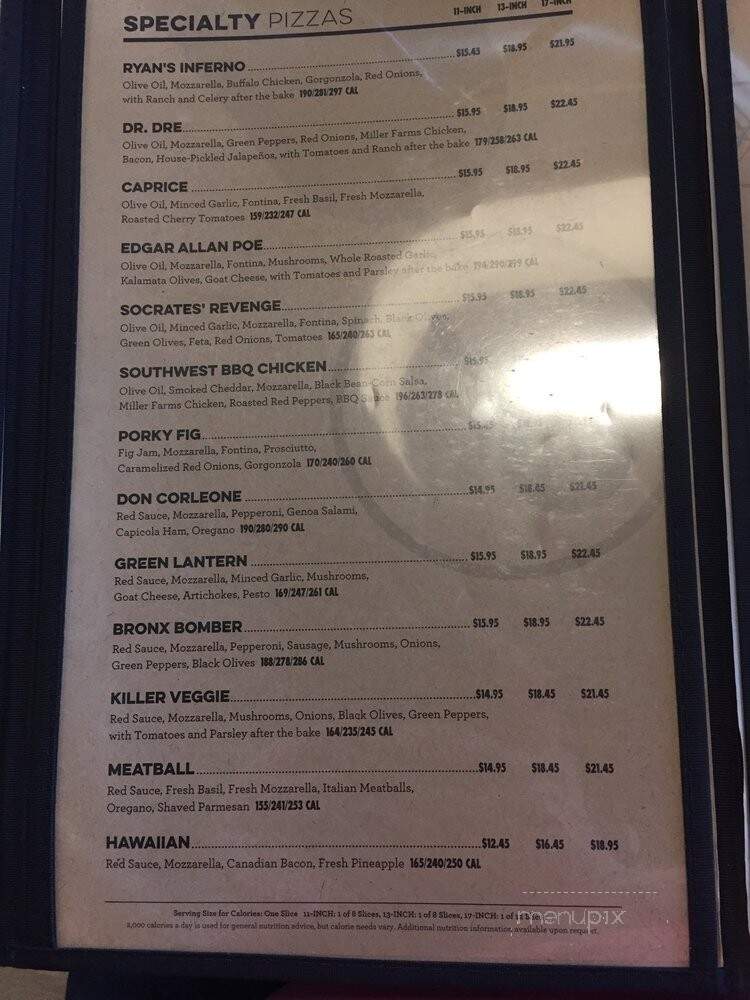 Dewey's Pizza - O'Fallon, IL menu_pic