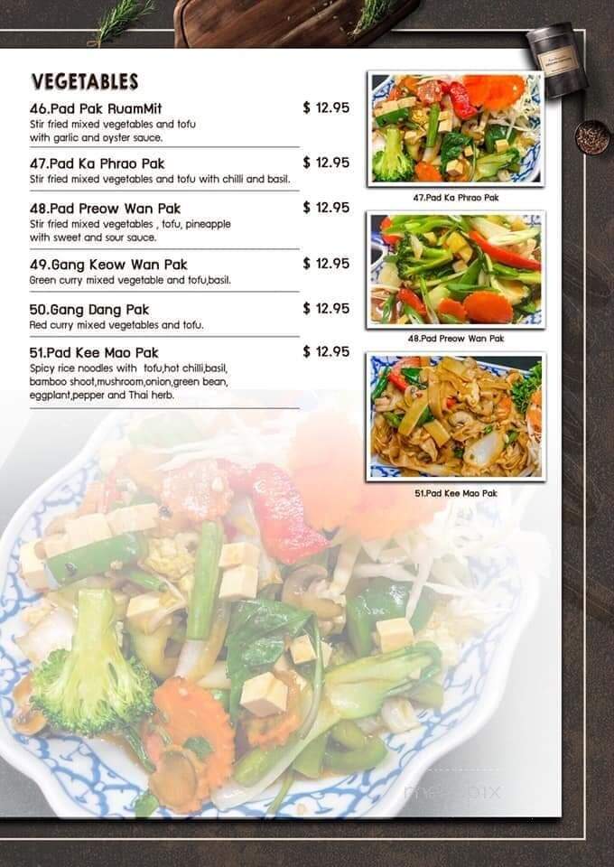 Thum's Kitchen Thai Cuisine - Cornwall, ON menu_pic