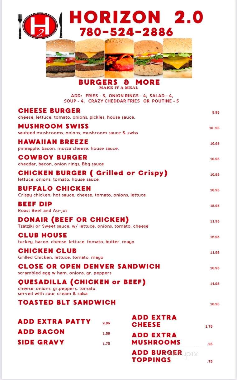 Horizon Steakhouse - ValleyView, AB menu_pic