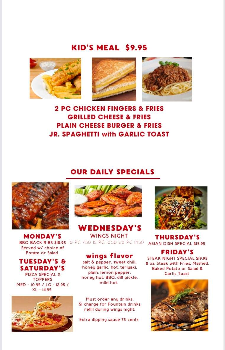 Horizon Steakhouse - ValleyView, AB menu_pic