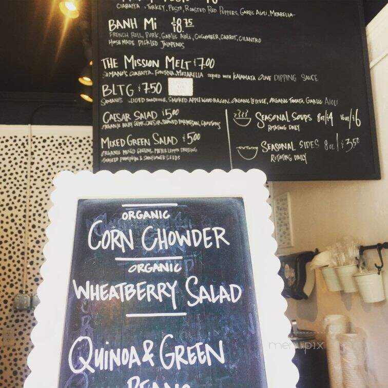 Lolla - San Juan Bautista, CA menu_pic