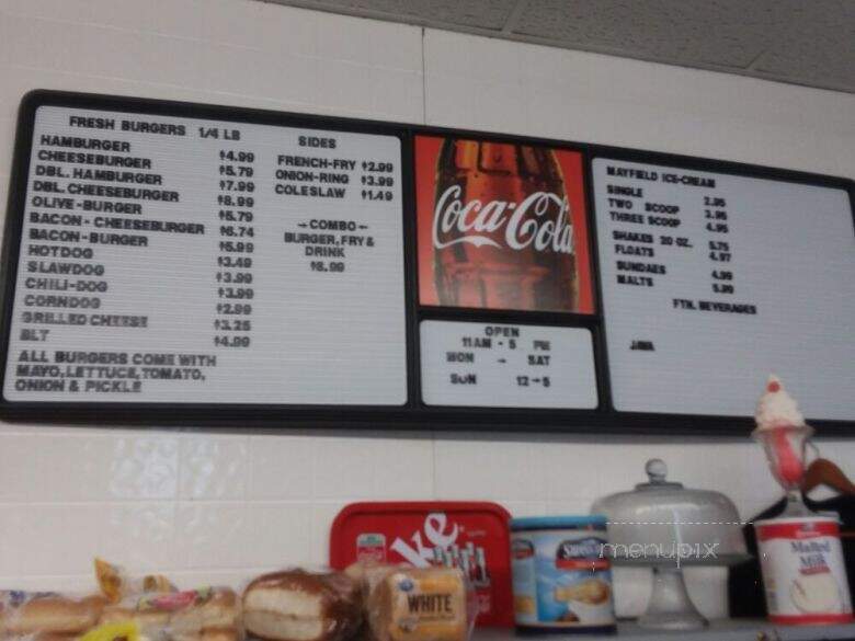 Bob's Burgers at the 50's Style Diner - Pigeon Forge, TN menu_pic
