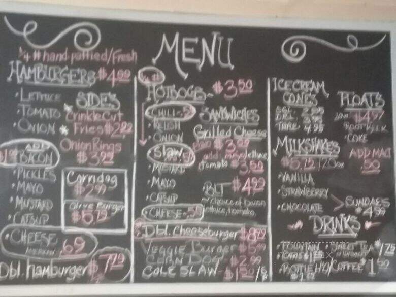 Bob's Burgers at the 50's Style Diner - Pigeon Forge, TN menu_pic