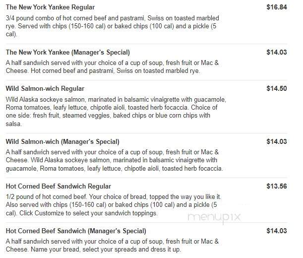 Jason's Deli - Grand Prairie, TX menu_pic