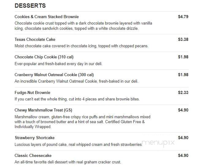 Jason's Deli - Grand Prairie, TX menu_pic