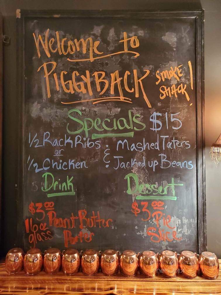 Piggyback Smoke Shack - Osage, IA menu_pic