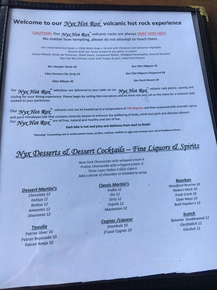 NYX Cafe Restaurant Bar - Eureka Springs, AR