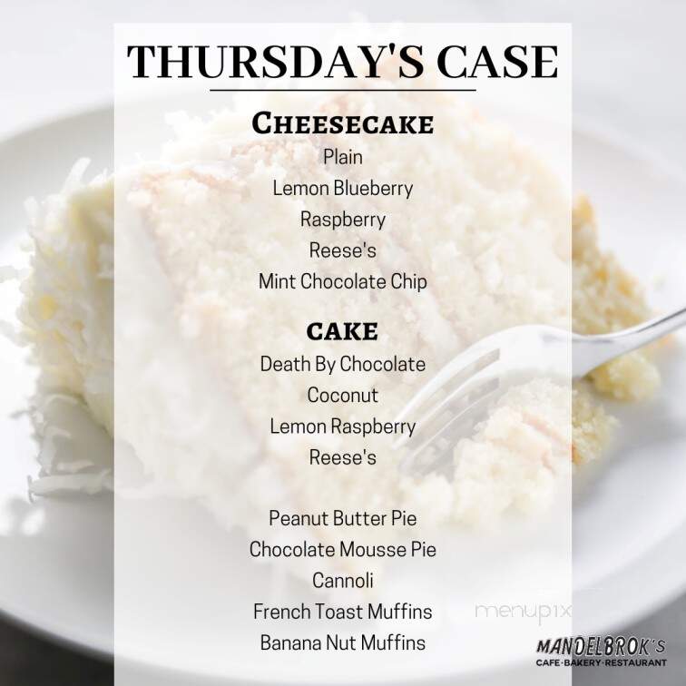 Mandelbroks - Meadville, PA menu_pic