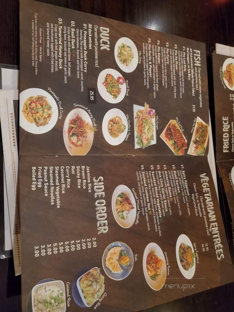 RaCha Thai Cuisine - Huntington, NY menu_pic