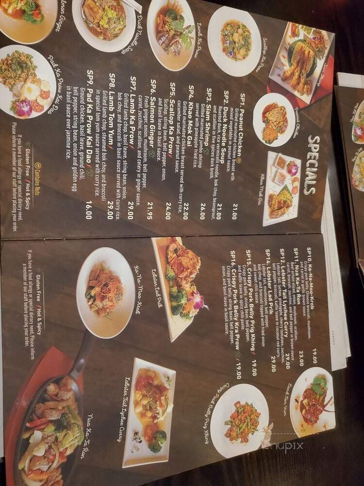 RaCha Thai Cuisine - Huntington, NY menu_pic