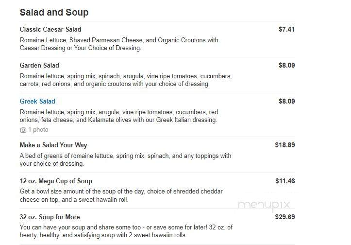 Wrap & Pour - West Palm Beach, FL menu_pic