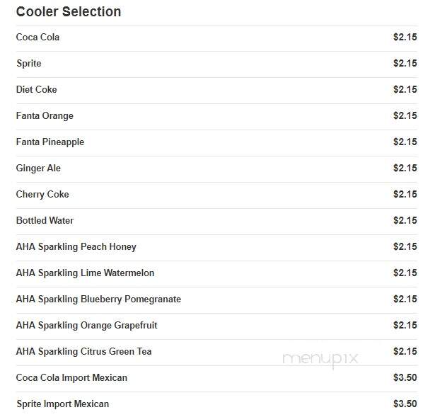 Wrap & Pour - West Palm Beach, FL menu_pic