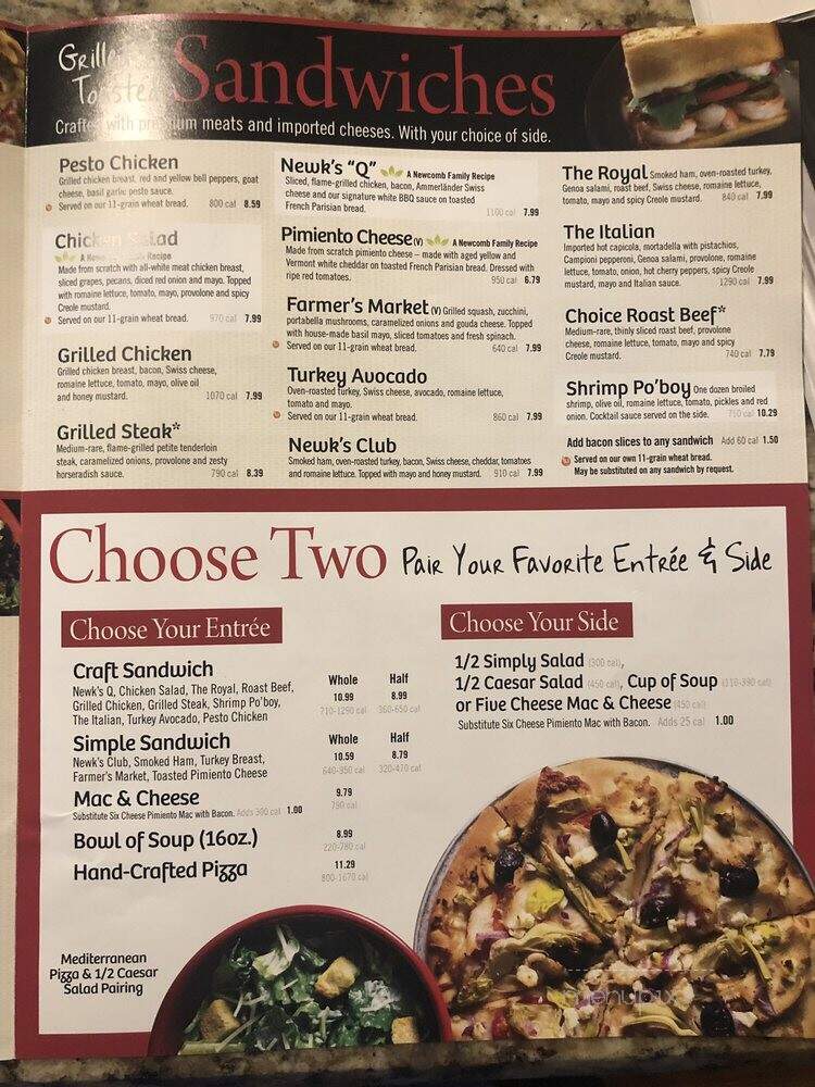 Newk's Eatery - Tahlequah, OK menu_pic