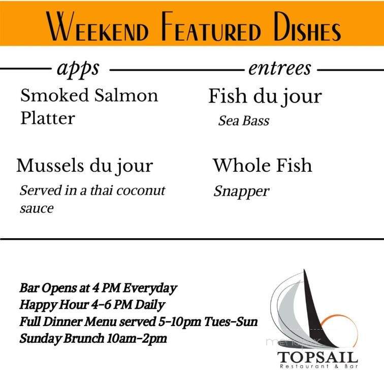 Topsail Restaurant & Bar - Mount Pleasant, SC