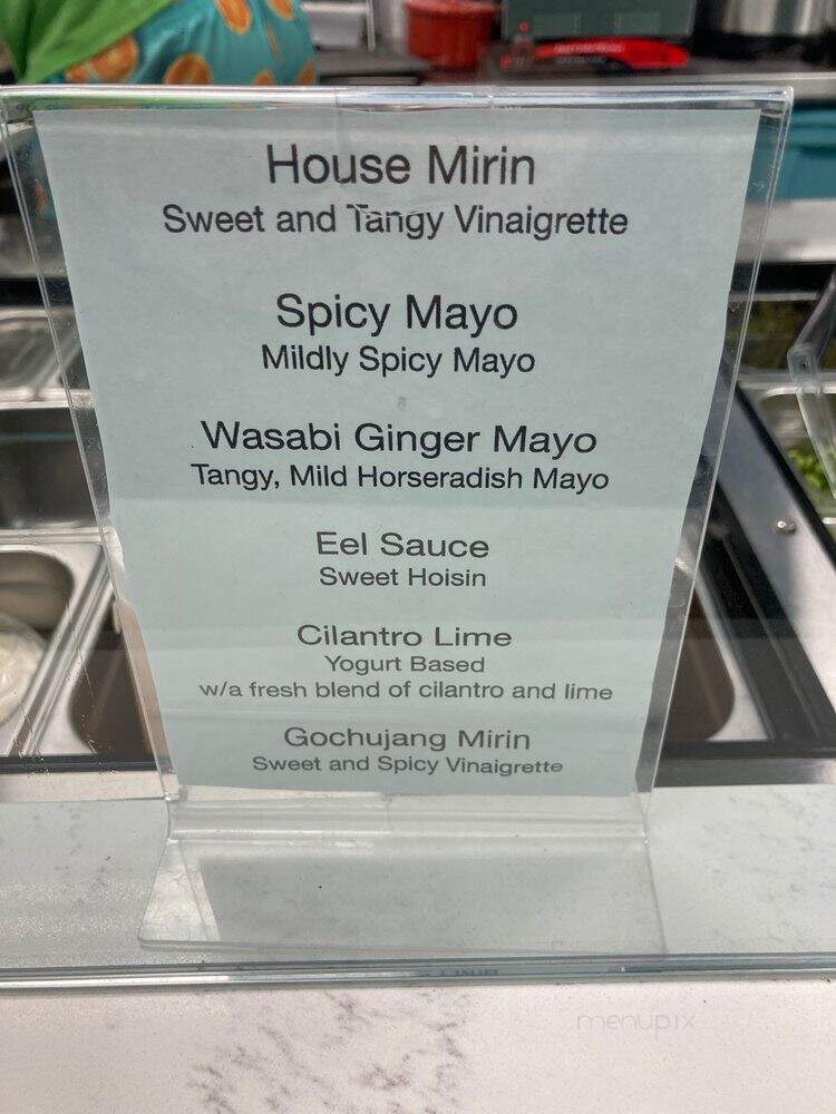 Ohana Poke Bowl - Lake Havasu City, AZ menu_pic