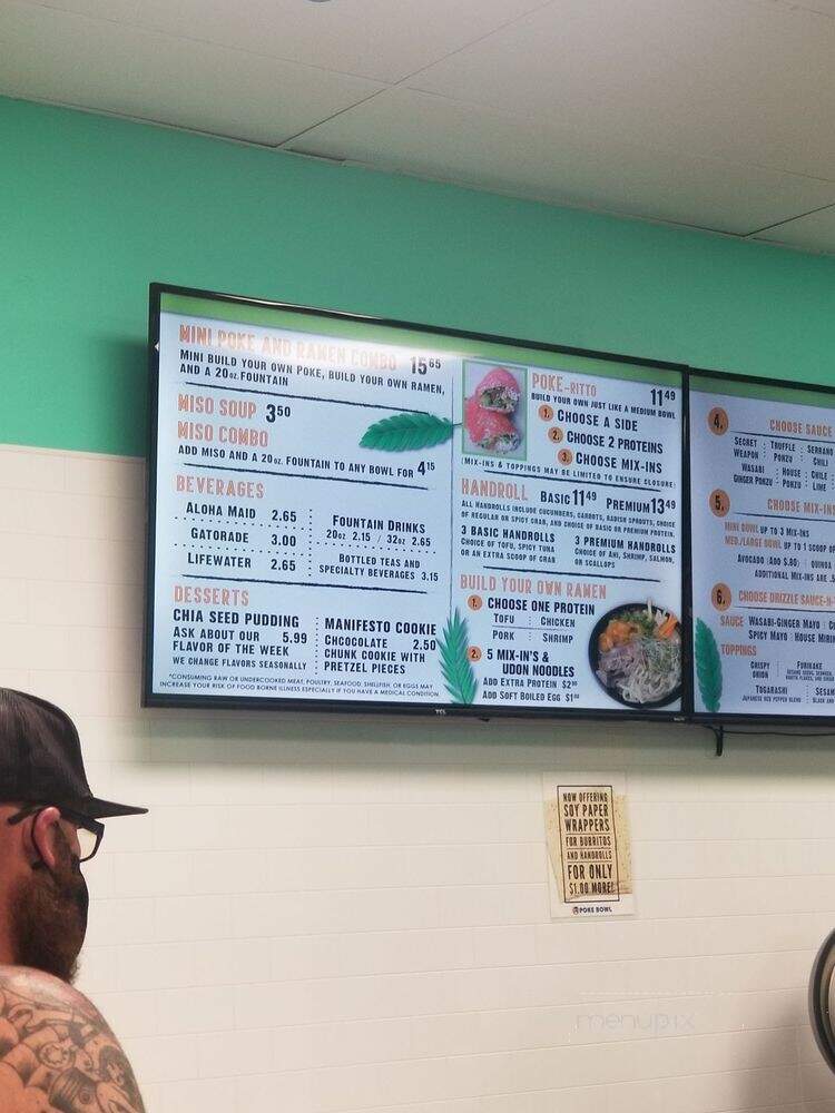 Ohana Poke Bowl - Lake Havasu City, AZ menu_pic