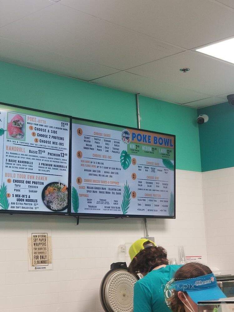 Ohana Poke Bowl - Lake Havasu City, AZ menu_pic