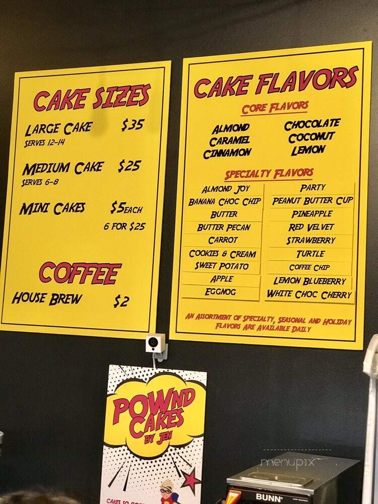 Pownd Cakes by Jen - Norfolk, VA menu_pic