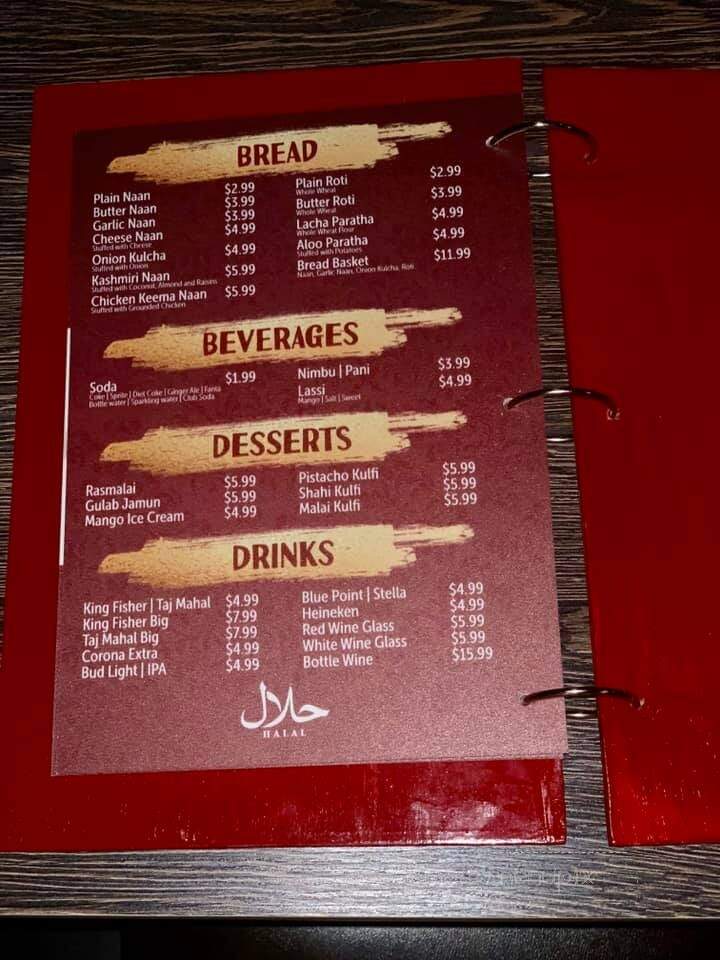 Sajna Indian Cuisine - Hollywood, FL menu_pic