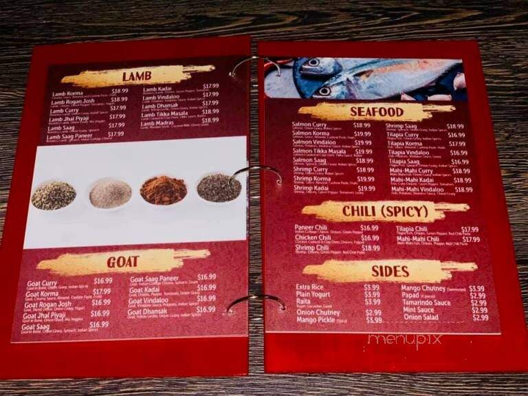 Sajna Indian Cuisine - Hollywood, FL menu_pic