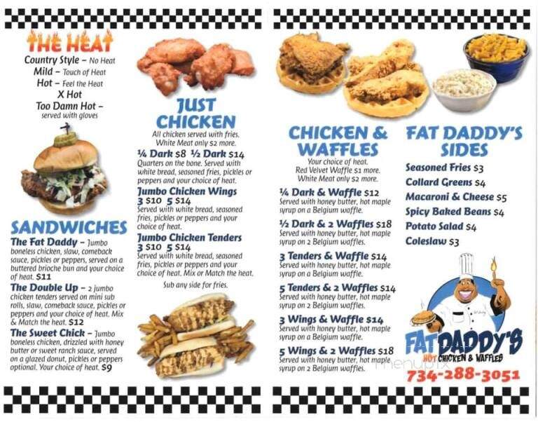 Fat Daddy's Hot Chicken & Waffles - Riverview, MI