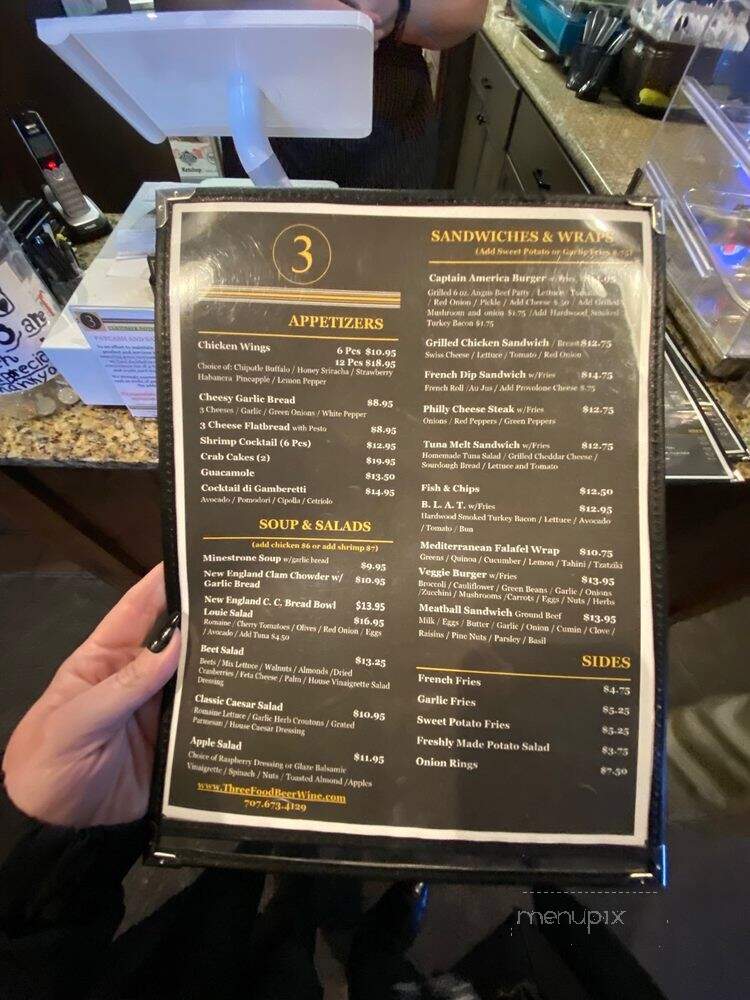 Three Restaurant - Fairfield, CA