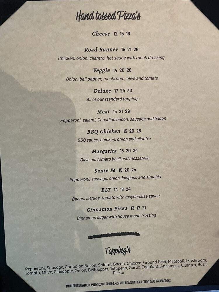 Guido's At the Hangar - Rosamond, CA menu_pic