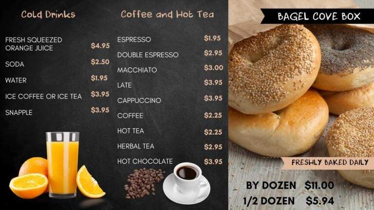 Kosher Bagel Cove - Hallandale Beach, FL menu_pic