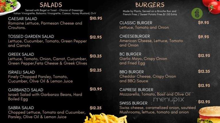 Kosher Bagel Cove - Hallandale Beach, FL menu_pic
