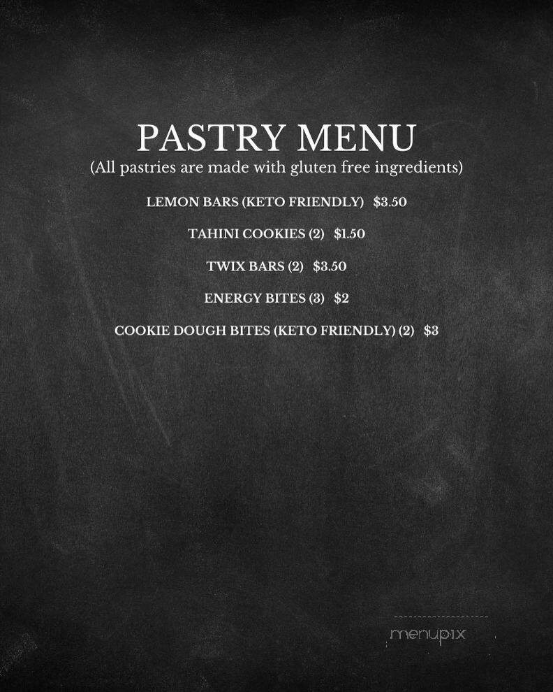 Aspire Coffee House - Las Vegas, NV menu_pic